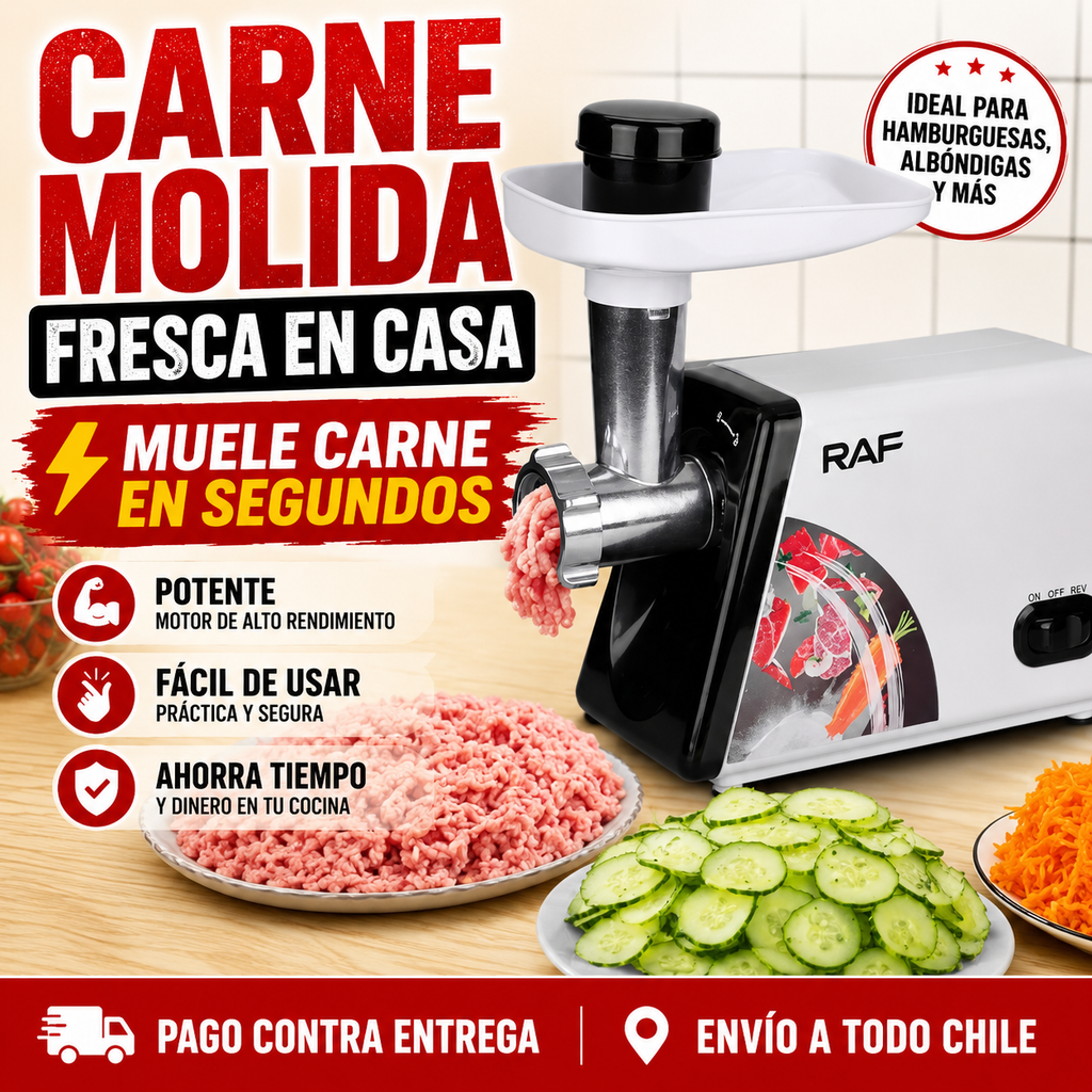 Picadora y moledora de Carne Eléctrica