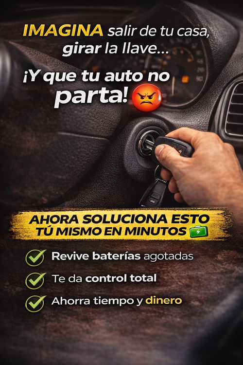 CARGADOR REPARADOR DE BATERIAS PARA AUTO