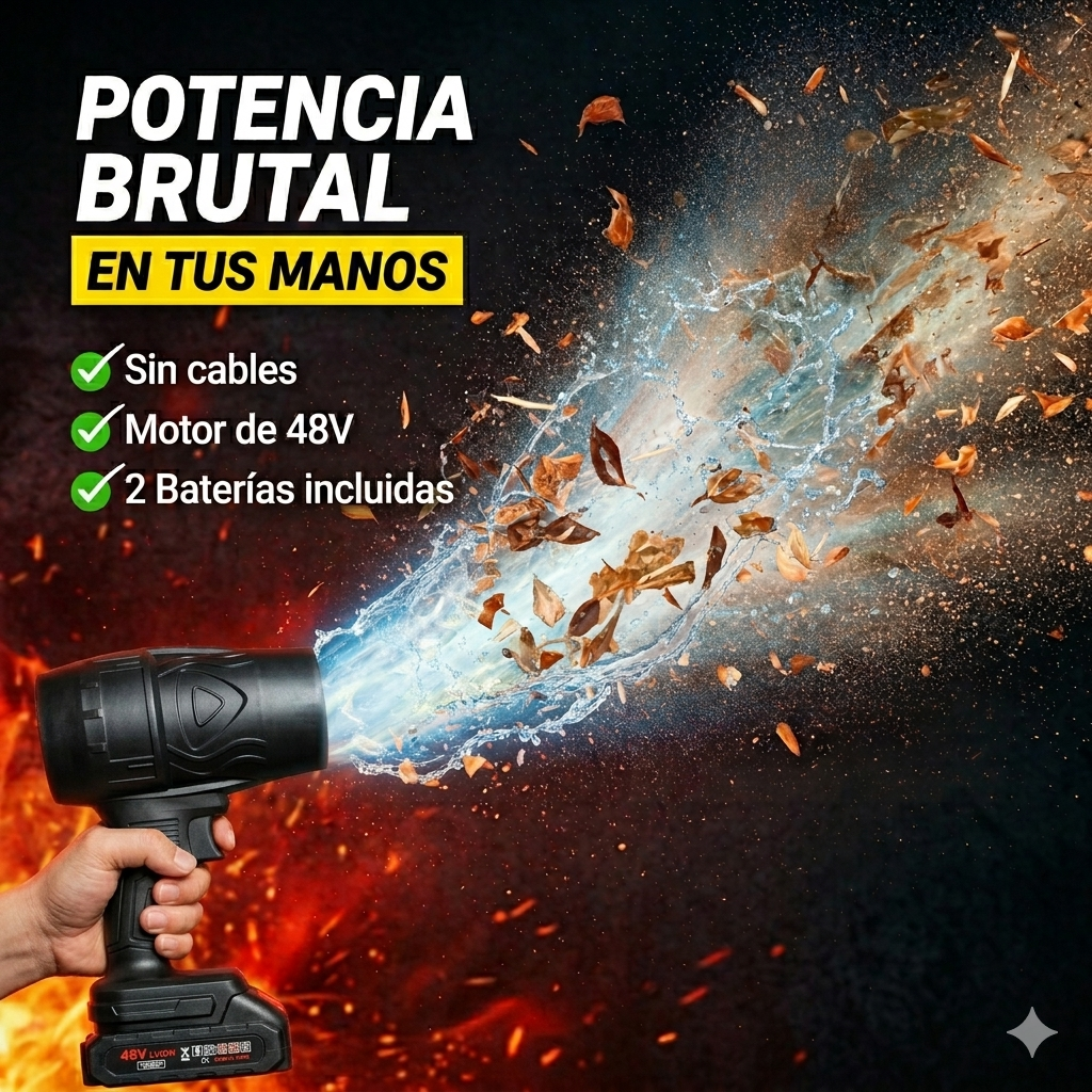 Soplador 2 Baterias 48v