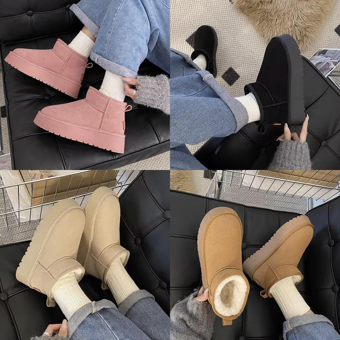 Pantubota Larga Con Chiporro Mujer