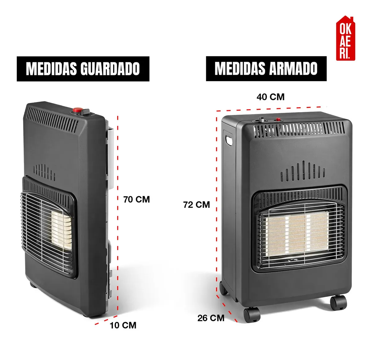 Estufa a gas 11 kg