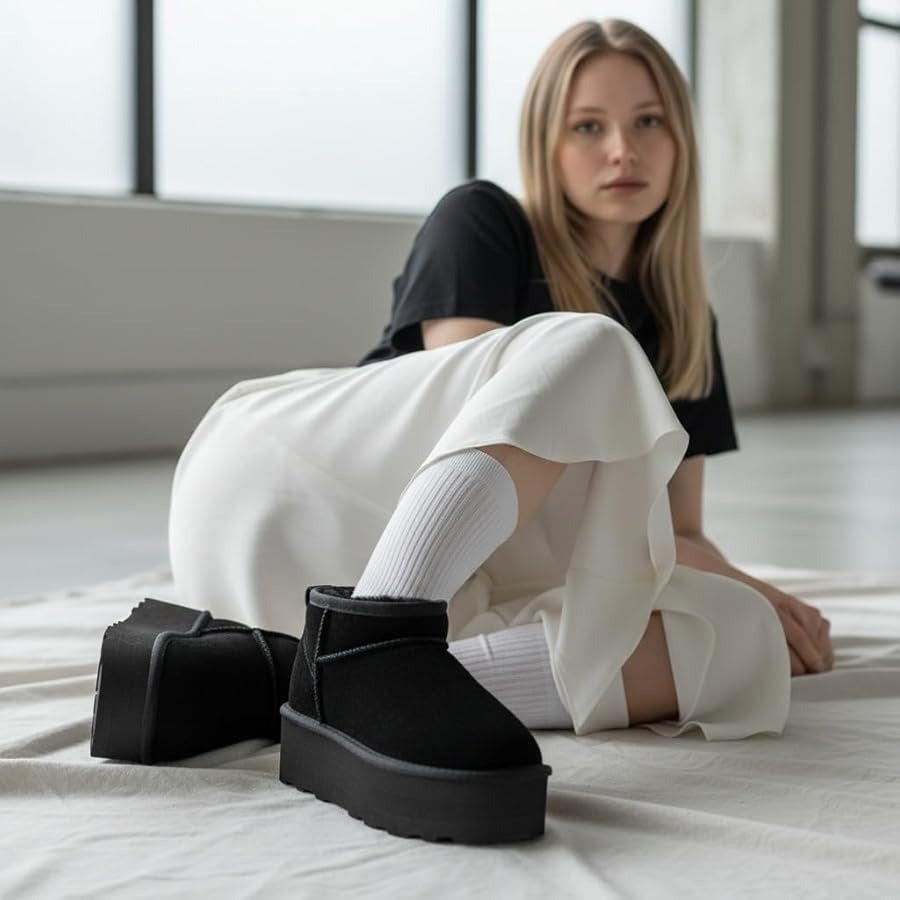 Pantubota Larga Con Chiporro Mujer