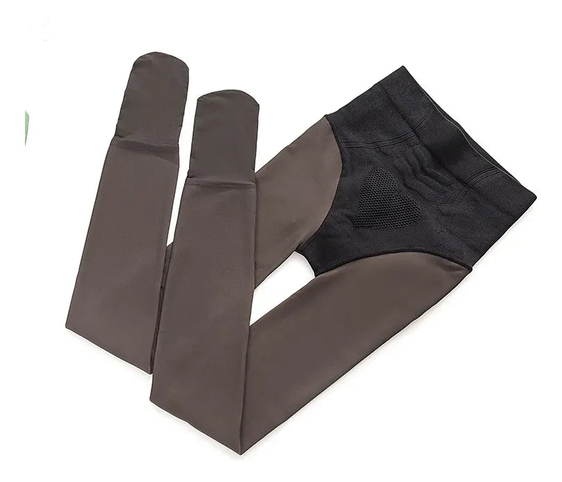 Pantys Calzas Medias Efecto Piel Polar