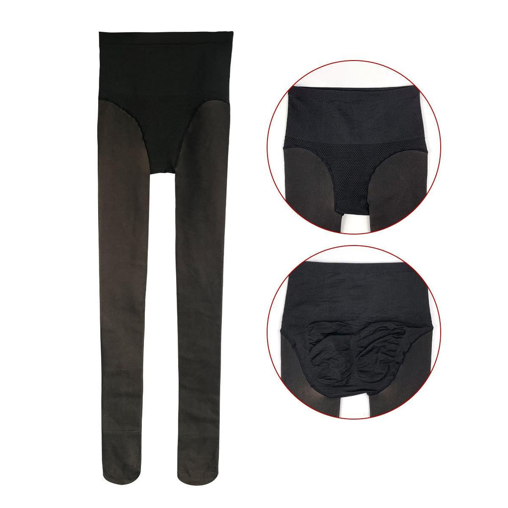 Pantys Calzas Medias Efecto Piel Polar