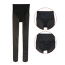 Pantys Calzas Medias Efecto Piel Polar
