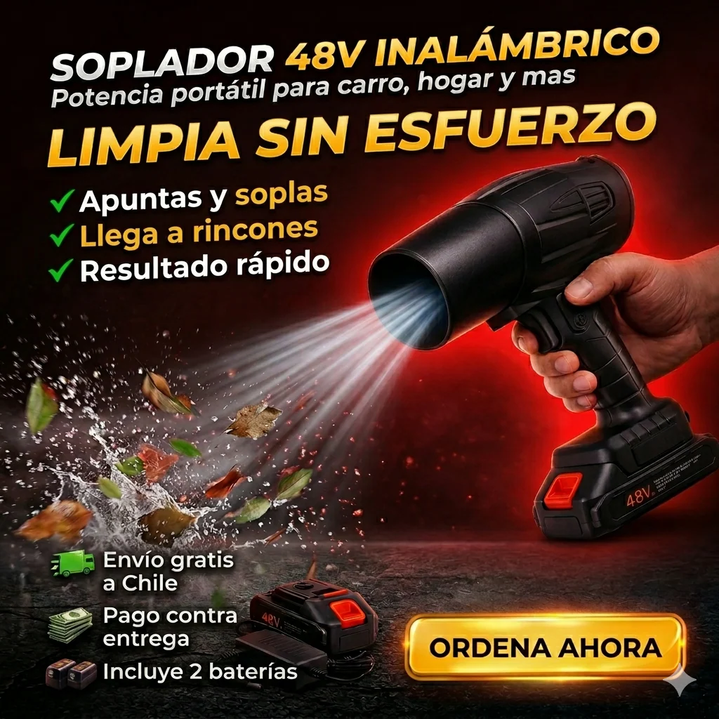 Soplador 2 Baterias 48v