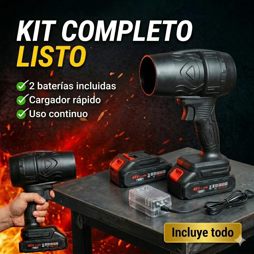 Soplador 2 Baterias 48v