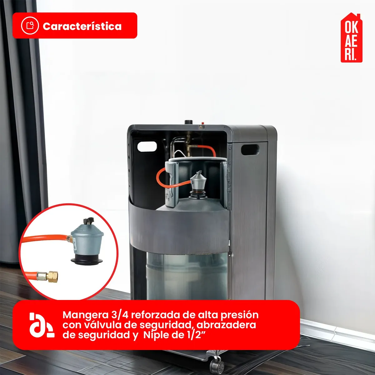 Estufa a gas 11 kg